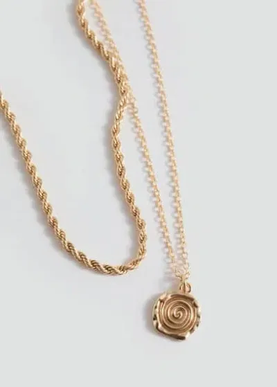 Mango Teen Necklace Gold