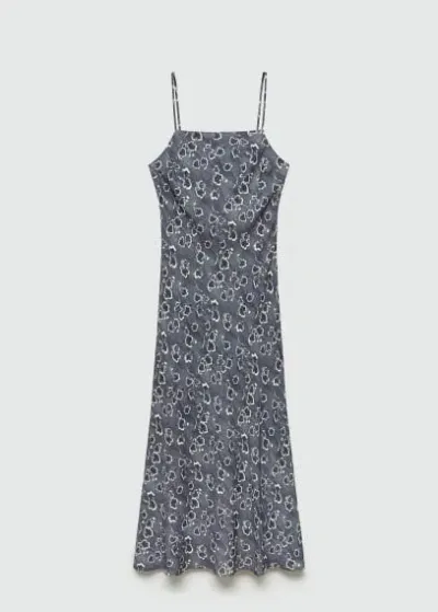 Mango Teen Dress Dark Grey