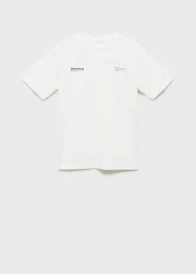 Mango Teen T-shirt Off White