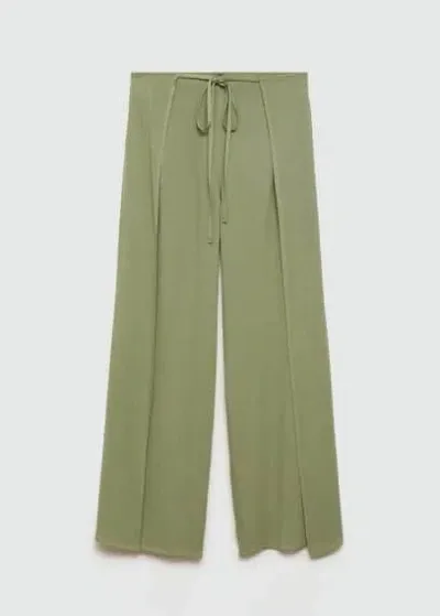 Mango Teen Trousers Khaki