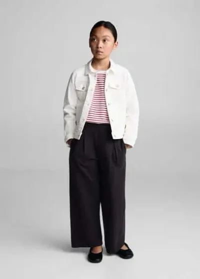 Mango Kids' Pantalon In Gris Anthracite