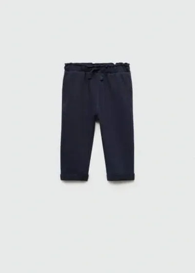 Mango Kids' Pantalon In Blue