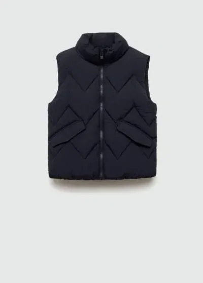 Mango Kids' Waistcoat Dark Navy