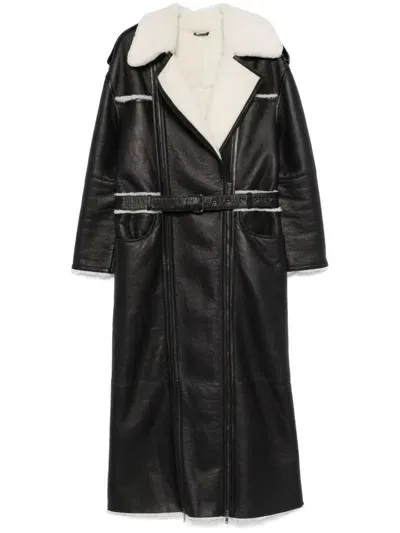 Manokhi Katrina Coat In Black