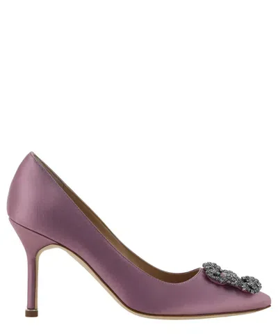 Manolo Blahnik Hangisi Pumps In Pink