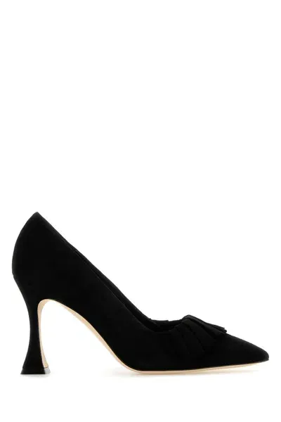 Manolo Blahnik Heeled Shoes In Black