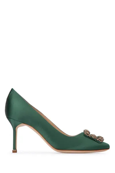 Manolo Blahnik Heeled Shoes In Dgrn