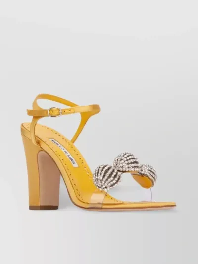 Manolo Blahnik Heeled Shoes In Yellow