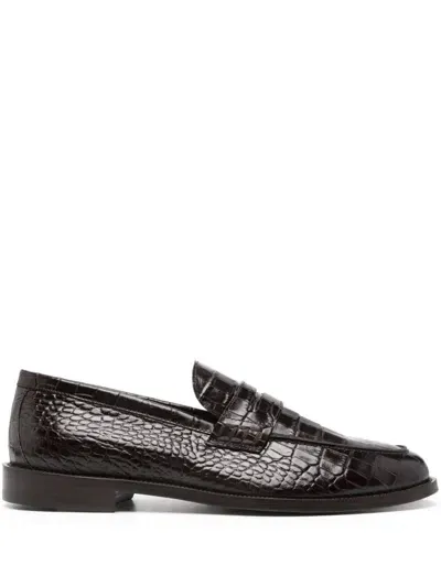 Manolo Blahnik Perry Loafers In Dbrw