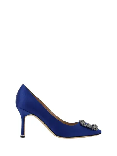 Manolo Blahnik Pumps In Bblu