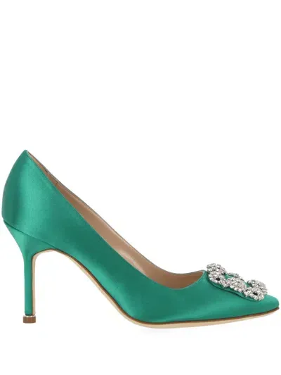 Manolo Blahnik Pumps In Green