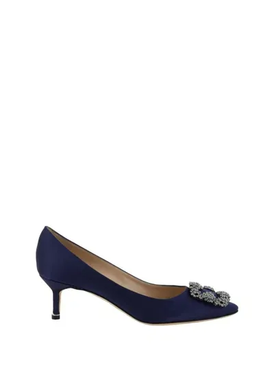 Manolo Blahnik Pumps In Blue