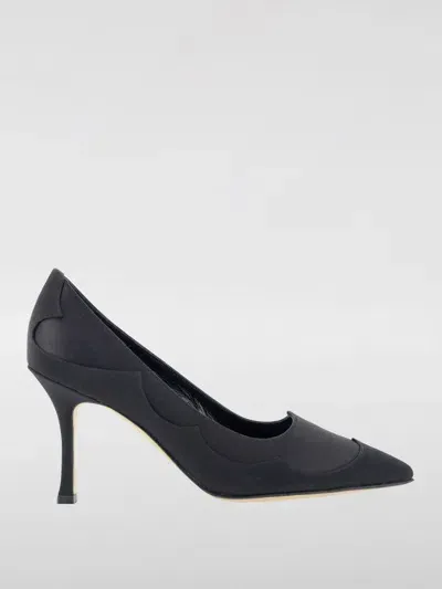 Manolo Blahnik Pumps  Woman Color Black In Schwarz