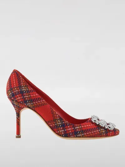 Manolo Blahnik Pumps  Woman Color Red In Rot