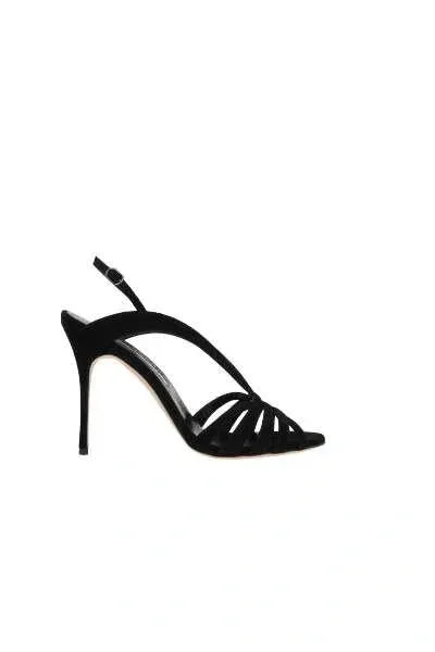 Manolo Blahnik Sandals In Black