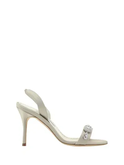 Manolo Blahnik Lamisan Sandals In Dcrm