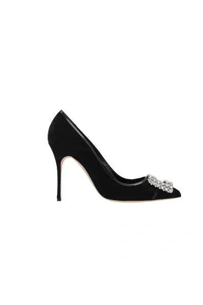 Manolo Blahnik With Heel In Black