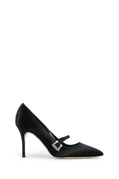 Manolo Blahnik High Heel In Black