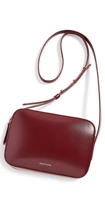 Mansur Gavriel Camera Bag Claret