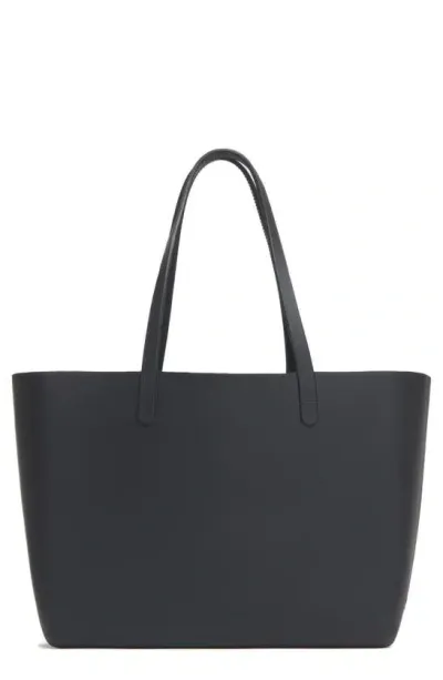 Mansur Gavriel Large Rubber Tote In Black