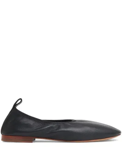 Mansur Gavriel Minima Ballerina Shoes In Black