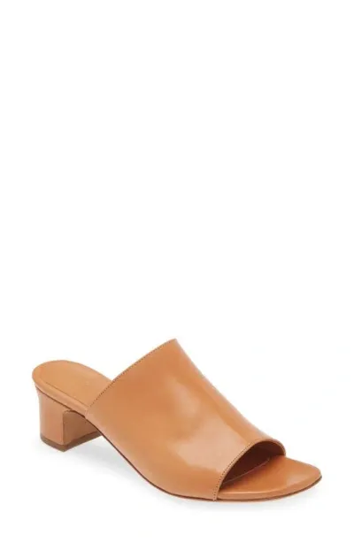 Mansur Gavriel Sun Slide Sandal In Cammello