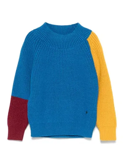 Manuel Ritz Babies' Colourblock Sweater In Blue