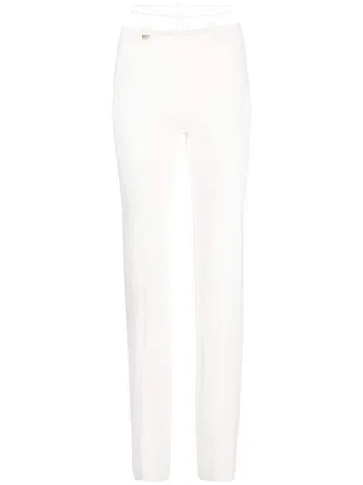 Manurí Hanna Low-rise Trousers In White