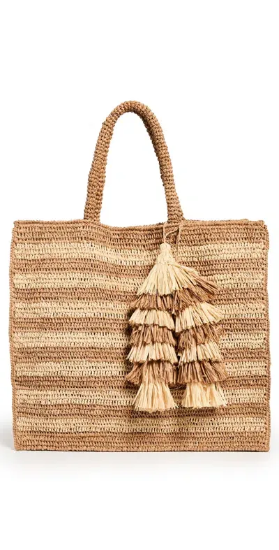 Mar Y Sol Callie Tote Sand/natural