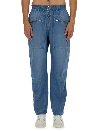 Marant Cotton Pants In Denim