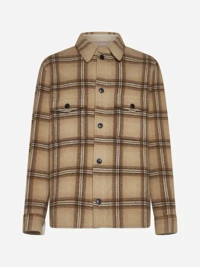 Marant Kervon Overshirt In Camel