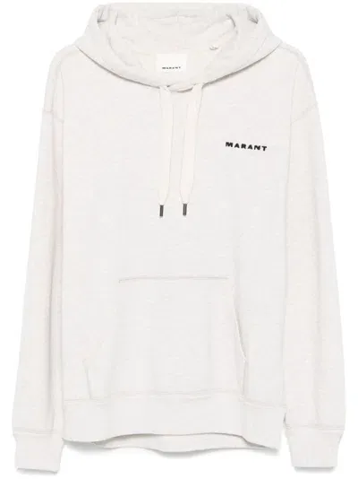 Marant Marcello Hoodie In Neutrals