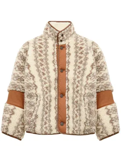 Marant Reversible Duffle Coat In Neutrals