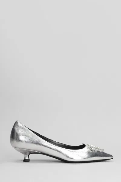 Marc Ellis Pumps In Silver Leather