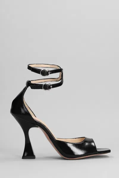 Marc Ellis Sandals In Black Leather