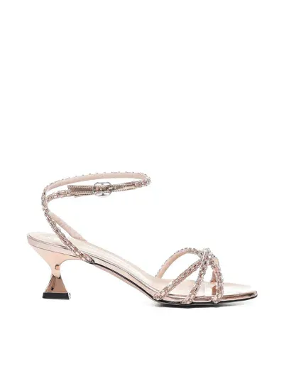 Marc Ellis Silver Cufflink Sandals