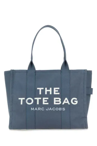 Marc Jacobs Air Force Blue Canvas Large The Tote Bag Shopping Bag In 481