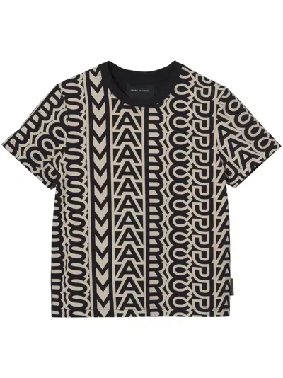 Marc Jacobs Monogram-pattern Baby T-shirt In 004