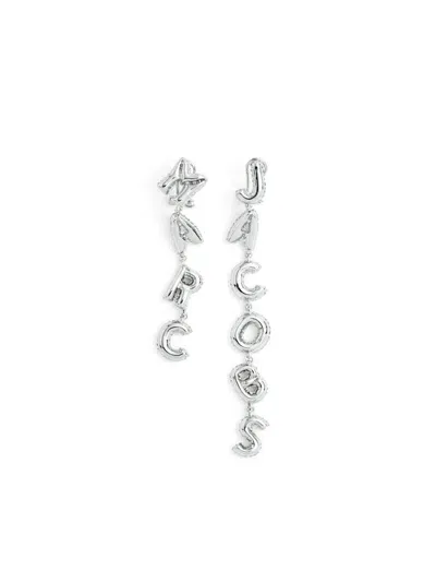 Marc Jacobs Balloon Drop Earrings In Silver