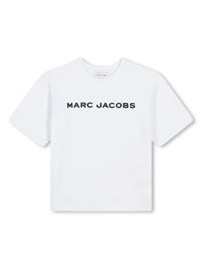 Marc Jacobs Kids' Branded T-shirt In White