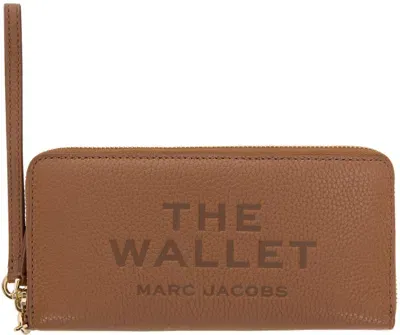 Marc Jacobs ブラウン The Leather Continental 財布 In 212 Argan Oil