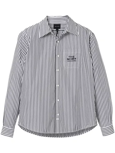 Marc Jacobs Camicia The Striped Shirt In Black