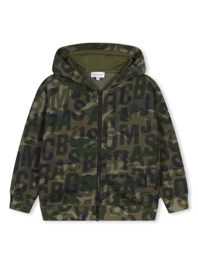 Marc Jacobs Kids' Camouflage-printed Hoodie In Green