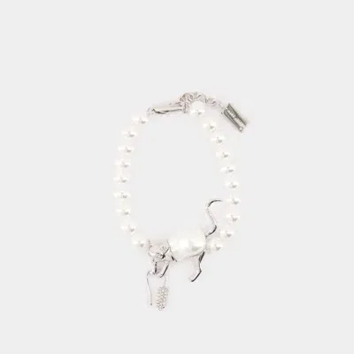 Marc Jacobs Catmouse Bracelet In Silver