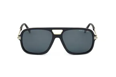 Marc Jacobs Eyewear Pilot Frame Sunglasses In Black