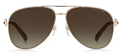 Marc Jacobs Eyewear Pilot Frame Sunglasses In Multi