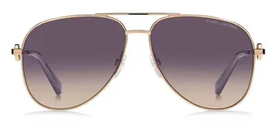 Marc Jacobs Eyewear Pilot Frame Sunglasses In Multi