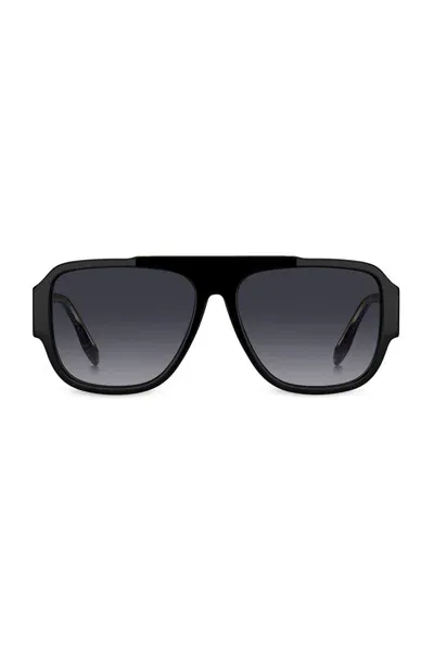 Marc Jacobs Eyewear Rectangle Frame Sunglasses In Black