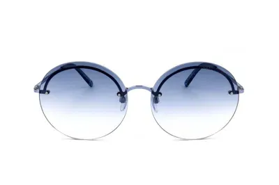 Marc Jacobs Eyewear Round Frame Sunglasses In Blue