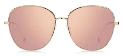 Marc Jacobs Eyewear Round Frame Sunglasses In Gold